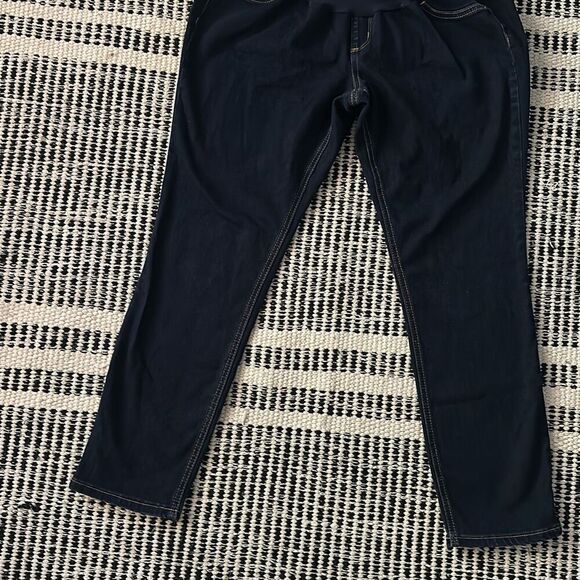Indigo Blue Size XL petite Maternity Jeans NWT - Picture 2 of 7